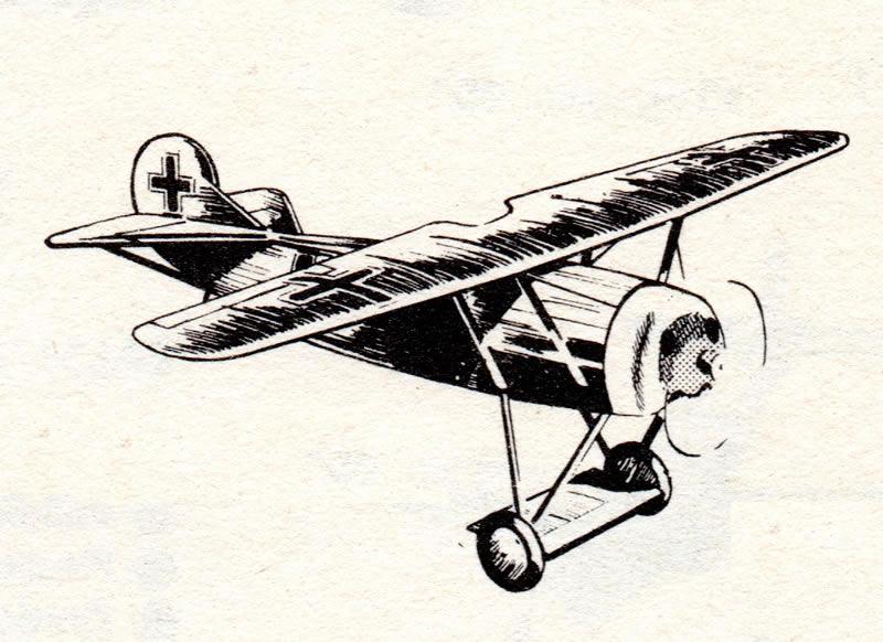 KK Fokker D.VIII - 16'' Replica Balsa Kit