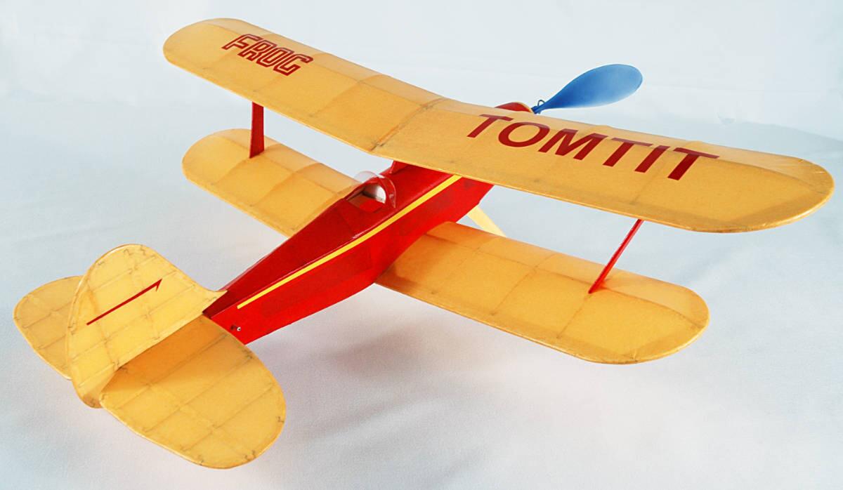 Kit balsa Biplan Veron TomTit vintage rare, Modelisme RC Complet