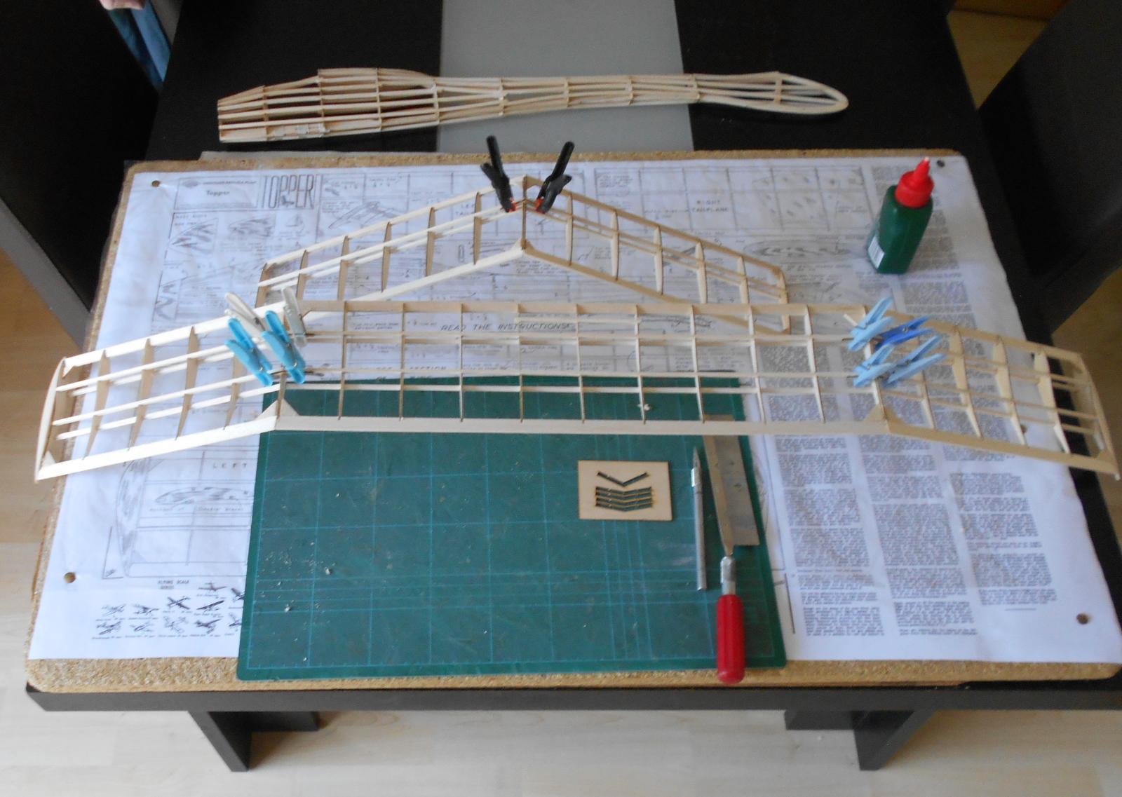 KK Soarer Baby - Kit Modello Aliante In Balsa - Parti Tagliate Laser (NON KIT COMPLETO)