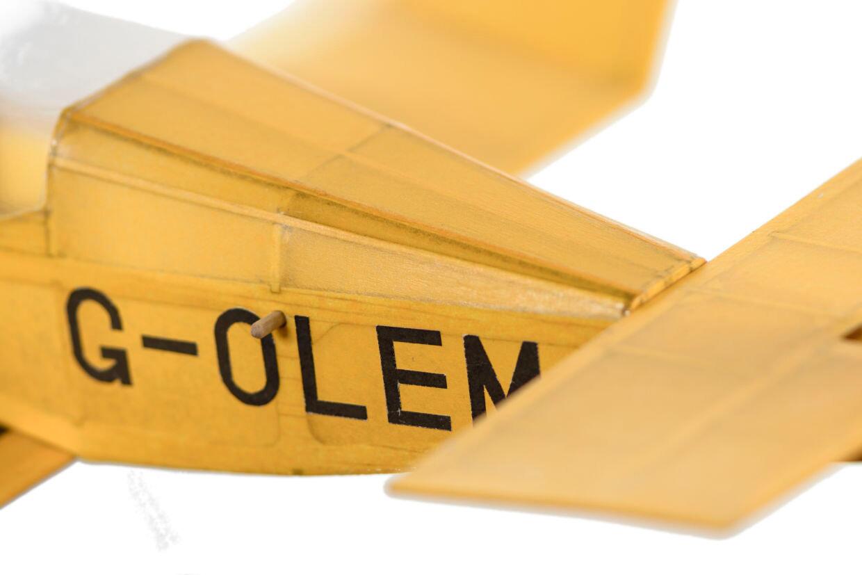 Jodel D-18 Complete Vintage Model Rubber-powered Balsa Wood