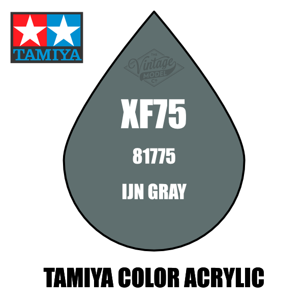 Tamiya Mini XF-75 Flat IJN Grey (Kure Arsenal) 10ml Acrylic Paint