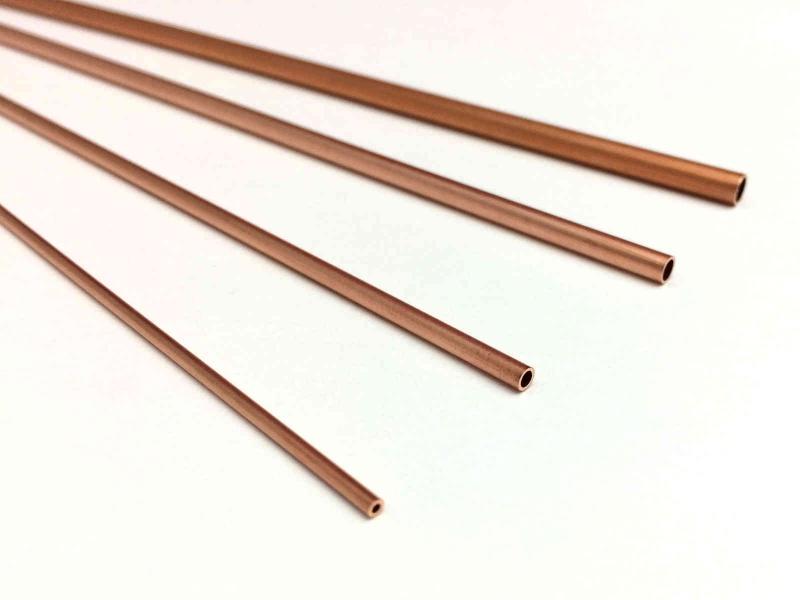 Round Copper Tube 3-32 Inch OD