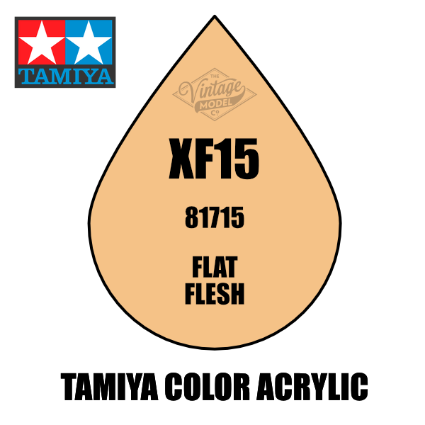 Tamiya Mini XF-15 Flat Flesh 10ml Acrylic Paint