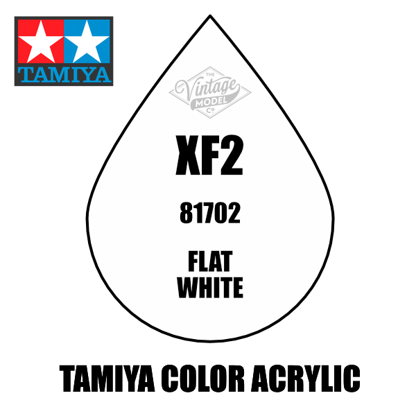 Tamiya Mini XF-02 Flat White 10ml Acrylic Paint