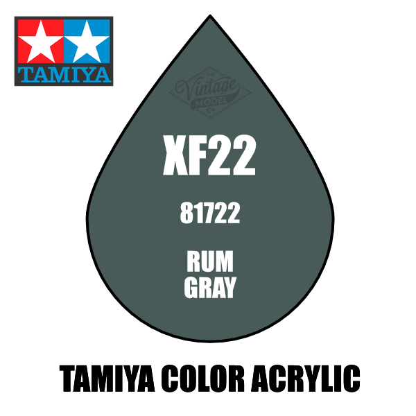 Tamiya Mini XF-22 Flat RLM Grey 10ml Acrylic Paint