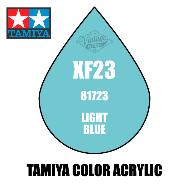 Tamiya Mini XF-23 Flat Light Blue 10ml Acrylic Paint