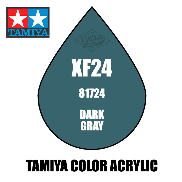 Tamiya Mini XF-24 Flat Dark Grey 10ml Acrylic Paint