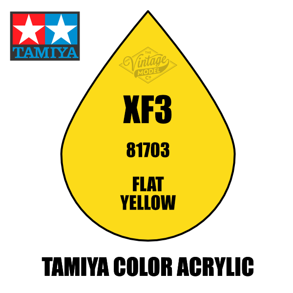 Tamiya Mini XF-03 Flat Yellow 10ml Acrylic Paint